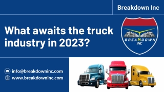 What awaits the truck industry in 2023