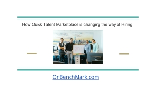 How Quick Talent Marketplace is changing the way of Hiring