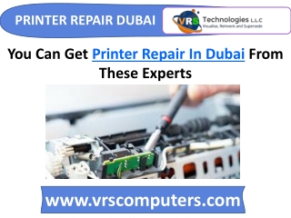 You Can Get Printer Repair In Dubai From These Experts