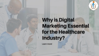 Why is Digital Marketing Essential for the Healthcare Industry