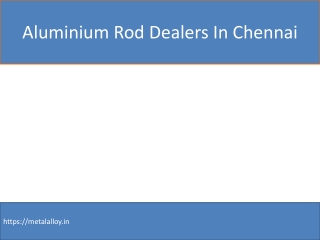 aluminium rod dealers in Chennai