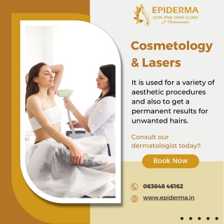 Cosmetology & Lasers Treatment | Dermatology in Jayanagar | Epiderma Clinic