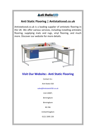 Anti Static Flooring  Antistaticesd.co.uk