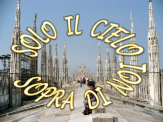 Milano Il cielo sopra il Duomo