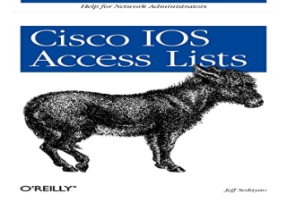 download Cisco IOS Access Lists: Help for Network Administrators kindle