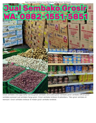 Ö88ᒿ•l55l•585l (WA) Grosir Sembako Denpasar Grosir Sembako Wonogiri