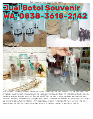 Ö838·3ϬI8·ᒿIԿᒿ (WA) Botol Kaca Souvenir Pernikahan Botol Souvenir Lucu