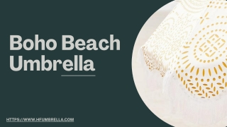 Boho Beach Umbrella