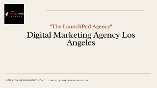 Digital marketing agency Los Angeles