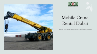 mobile crane rental dubai pptx