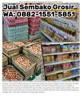 ౦882~I55I~585I (WA) Modal Buka Grosir Sembako Membuka Usaha Grosir Sembako