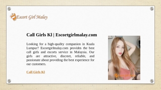 Call Girls Kl | Escortgirlmalay.com