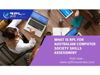 What is RPL for Australian Computer Society Skills Assessment