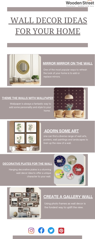 15  Wall Decor Ideas to Charm The View and Value of your Home