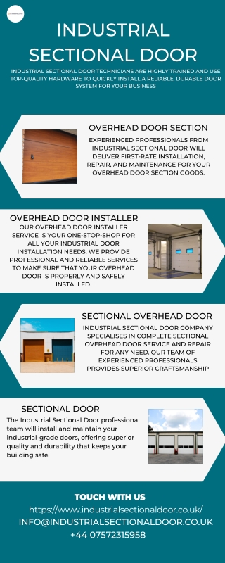 Industrial Sectional Overhead Door
