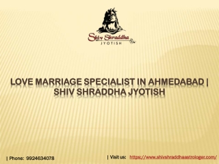 Love Marriage Specialist Astrologer in Ahmedabad | Shiv Shraddha Jyotish