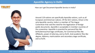 Know About Apostille Agency in Delhi