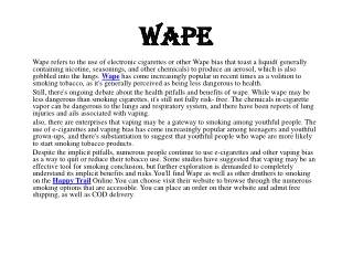 Wape