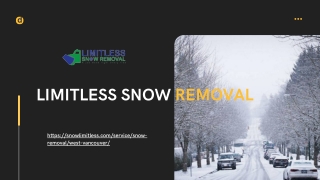 Snow Removal Service West Vancouver | Snowlimitless.com