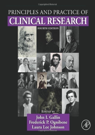 DOWNLOAD/PDF  Principles and Practice of Clinical Research