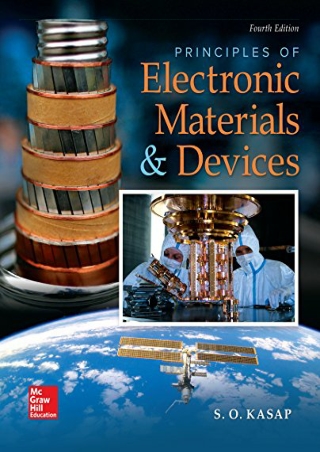 (PDF/DOWNLOAD) Principles of Electronic Materials and Devices