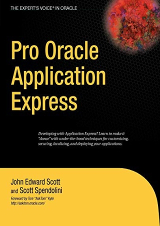 _PDF_ Pro Oracle Application Express (Expert's Voice in Oracle)