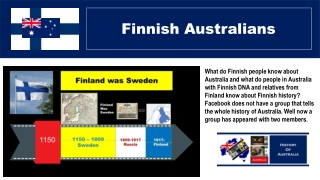 Finnish Australian history and Finnish history