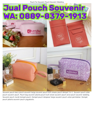 Ö88ᑫ–8౩7ᑫ–lᑫl౩ (WA) Souvenir Pernikahan Pouch Kosmetik Pouch Batik Souvenir
