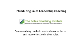 Unlock Your Sales Leadership Potential with A Professional Coach