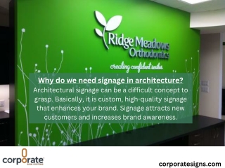 signage design services