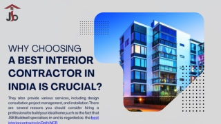Why Choosing a Best Interior Contractor in India Is Crucial