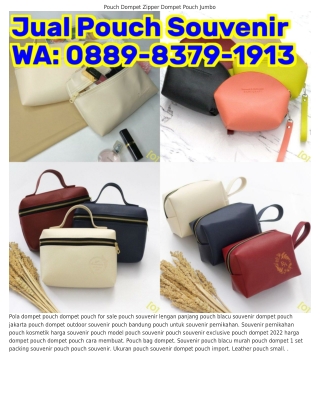 ౦889·83ᜪ9·I9I3 (WA) Dompet Pouch Pria Pouch Souvenir 1 Lusin
