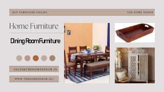 Buy dining room furniture online| The Home Dekor