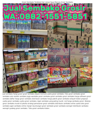 0882.1551.5851 (WA) Katalog Grosir Sembako Sembako Grosir Dan Eceran