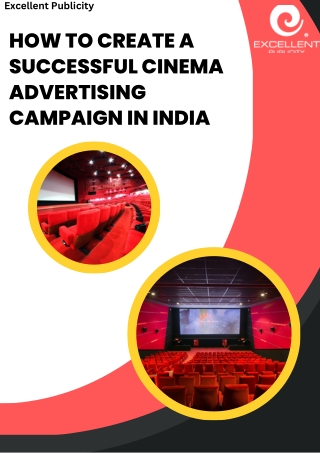 Cinema Advertising In India