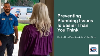 Preventing Plumbing Problems Easier Than You Realize