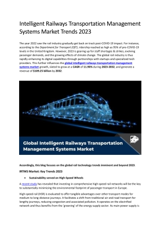 Global Intelligent Roadways Transport Management Systems Market