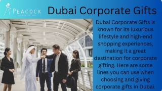 Corporate Gifts Dubai| Peacock Dubai UAE