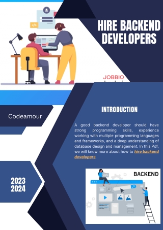 Hire Backend Developers