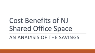 Jersey City Shared Office Space