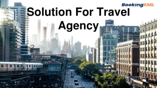 Solution For Travel Agency