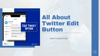 Twitter Edit Button | Techmojito