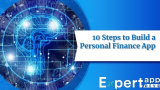 10 Steps to Build a  Personal Finance App