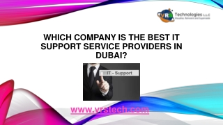 Which Company is the Best IT Support Service Provider Dubai