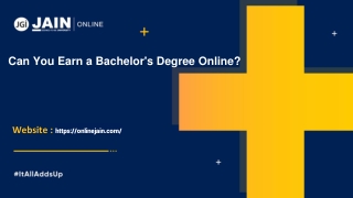 Can You Earn a Bachelor's Degree Online