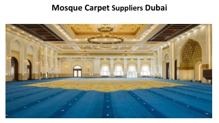 Mosque Carpet Suppliers -risalacarpets
