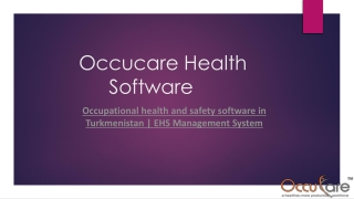 Occupational health and safety software in Turkmenistan