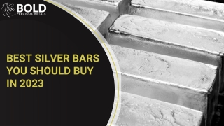 Best Silver Bars You should buy in 2023