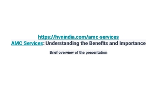 https://hvnindia.com/amc-services