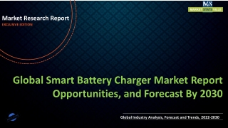 Smart Battery Charger Market Report Opportunities, and Forecast By 2030